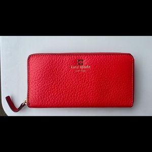 Red Kate Spade Wallet